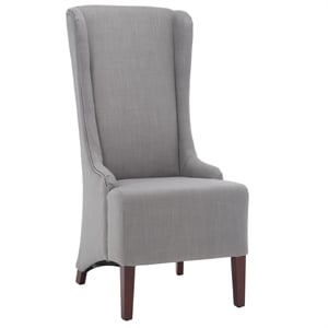 Safavieh Liam Birch  Bacall  Dining Chair in Velvet
