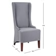 Safavieh Elena Birch  Slipcover Dining Chair in Cream