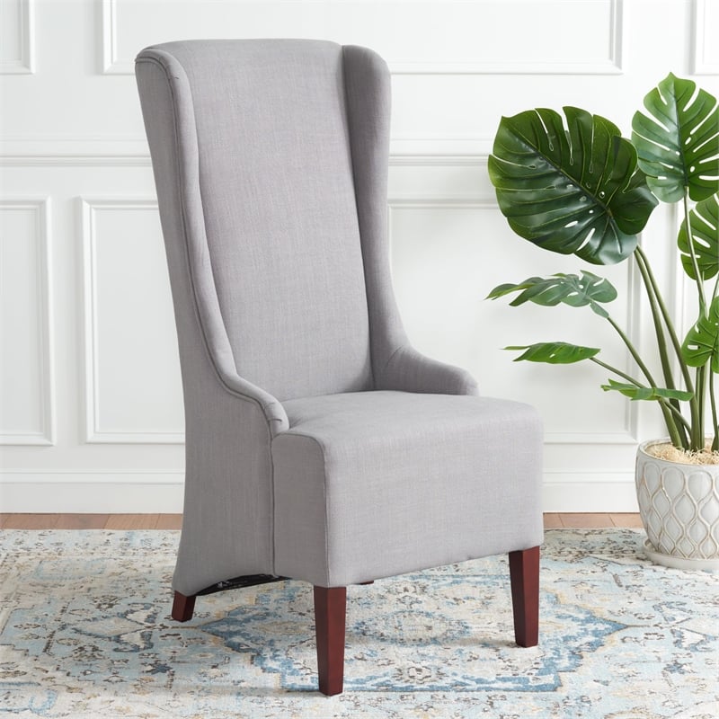 Safavieh Elena Birch  Slipcover Dining Chair in Cream