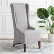 Safavieh Elena Birch  Slipcover Dining Chair in Cream