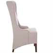 Safavieh Jack Birch  Bacall Nailhead Linen  Dining Chair in Taupe
