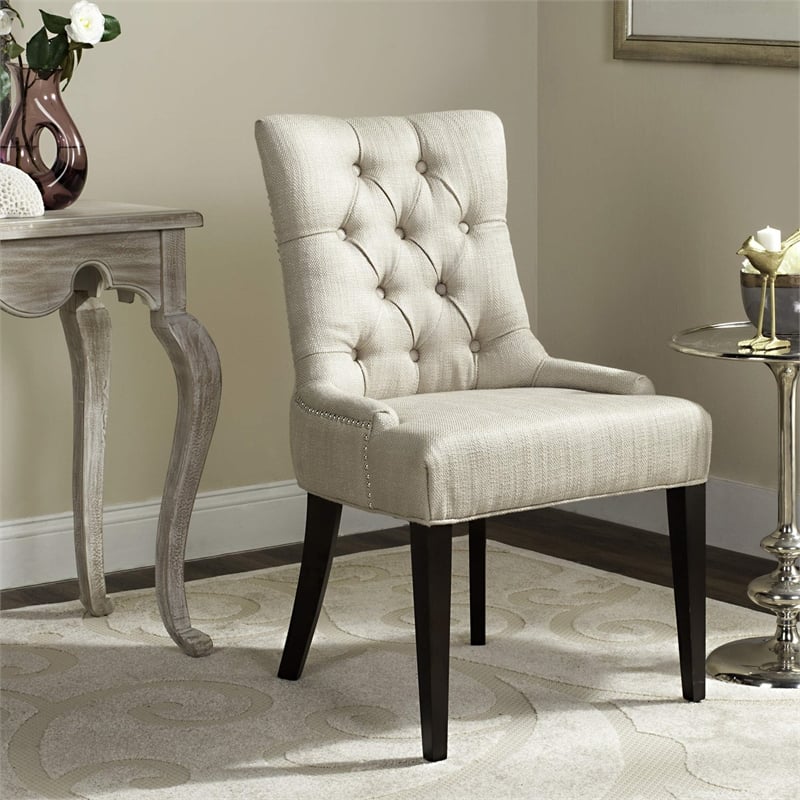 Safavieh Diego Birch Wood Chair in Beige