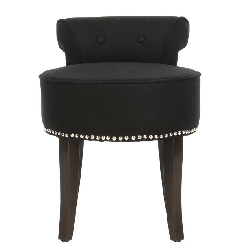 Safavieh Hannah Birch Wood Vanity Chair in Beige