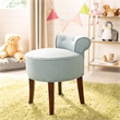 Safavieh Hannah Birch Wood Vanity Chair in Light Blue