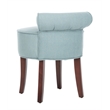 Safavieh Hannah Birch Wood Vanity Chair in Light Blue