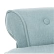 Safavieh Hannah Birch Wood Vanity Chair in Light Blue