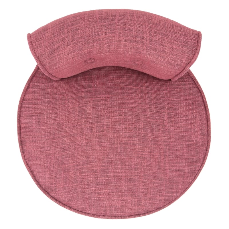 Safavieh Megan Birch Wood Vanity Stool in Pink
