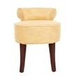 Safavieh Megan Birch Wood Vanity Stool in Gold