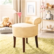 Safavieh Georgia Wood Vanity Stool in Gold