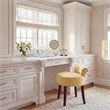 Safavieh Georgia Wood Vanity Stool in Gold