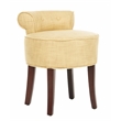 Safavieh Georgia Wood Vanity Stool in Gold