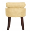 Safavieh Georgia Wood Vanity Stool in Gold