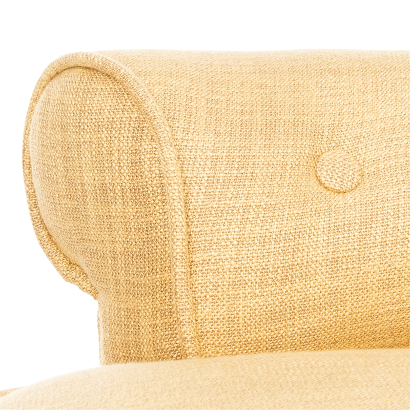 Safavieh Georgia Wood Vanity Stool in Gold