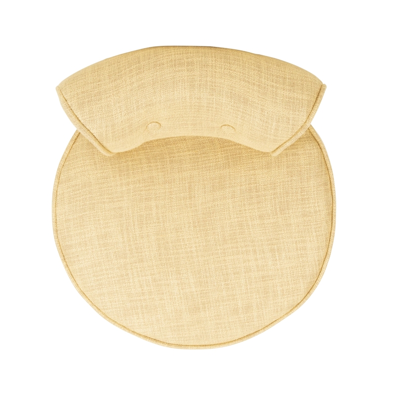 Safavieh Megan Birch Wood Vanity Stool in Gold