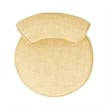Safavieh Megan Birch Wood Vanity Stool in Gold