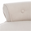Safavieh Georgia Wood Vanity Stool in Beige