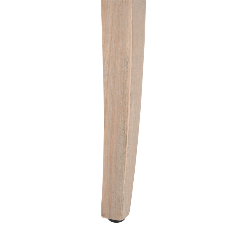 Safavieh Georgia Wood Vanity Stool in Beige