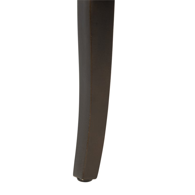 Safavieh Georgia Wood Vanity Stool in Black