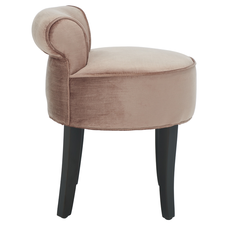 Safavieh Georgia Wood Vanity Stool in Ivory