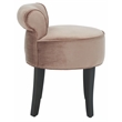 Safavieh Georgia Wood Vanity Stool in Ivory
