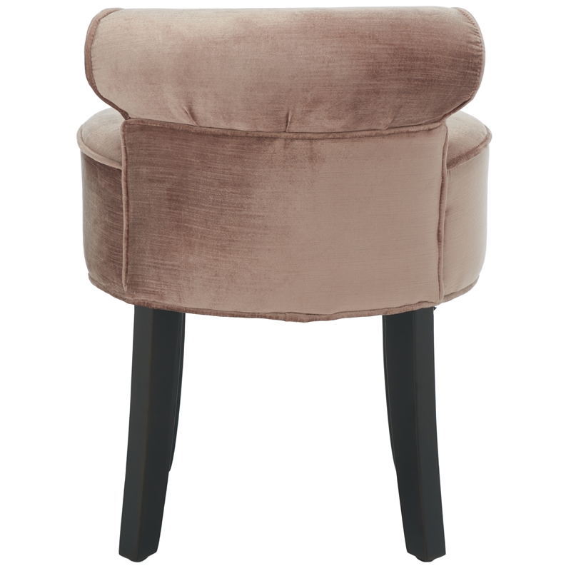 Safavieh Georgia Wood Vanity Stool in Ivory