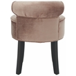 Safavieh Georgia Wood Vanity Stool in Ivory
