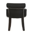 Safavieh Georgia Birch Wood Vanity Stool in Mink Brown