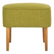 Safavieh Jerry Birch Wood Ottoman in Green