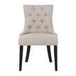 Safavieh Peyton/Ashley Tufted Dining Chair in Taupe (Set of 2)