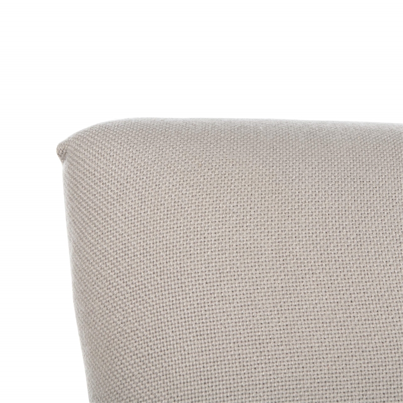 Safavieh Peyton/Ashley Tufted Dining Chair in Taupe (Set of 2)