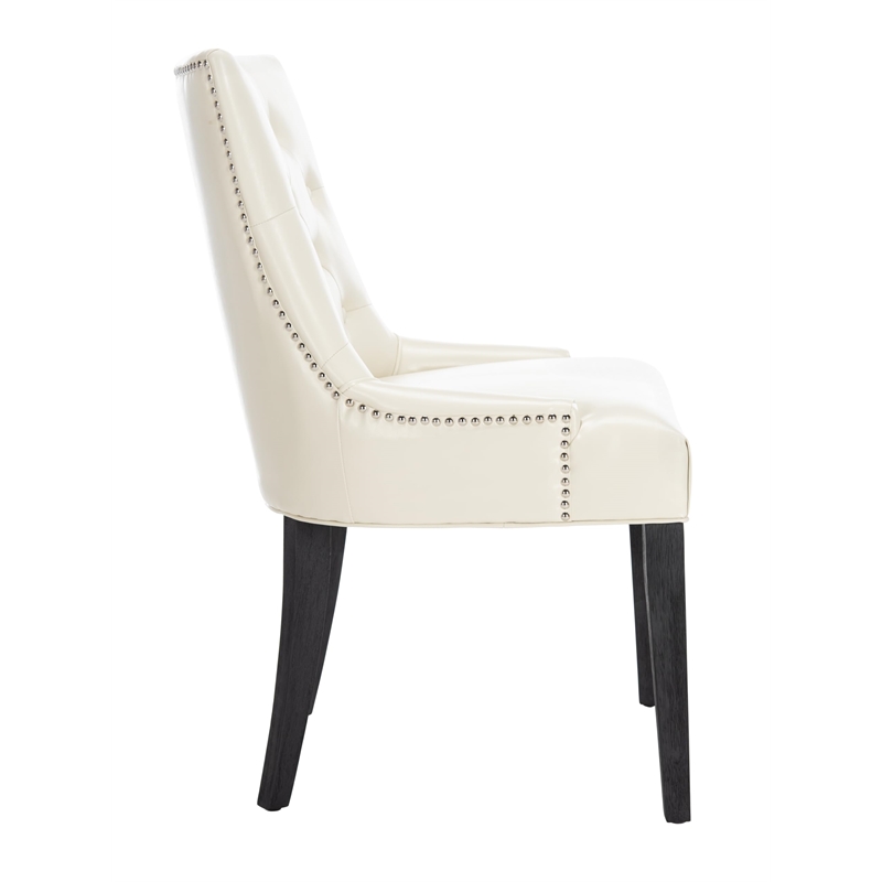 Safavieh Peyton Birch   Dining Chair in Cream (Set Of 2)