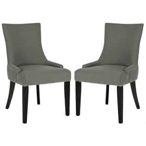 Safavieh Birch Lester Dining Chair in Granite (Set Of 2)