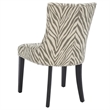 Safavieh Lester Dining Chair in Grey Zebra (Set Of 2)