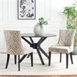 Safavieh Lester Dining Chair in Grey Zebra (Set Of 2)