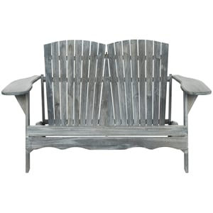 Safavieh Hantom Acacia Bench in Ash Grey