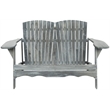 Safavieh Hantom Acacia Bench in Ash Grey