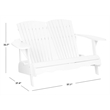 Safavieh Hantom Acacia Bench in White