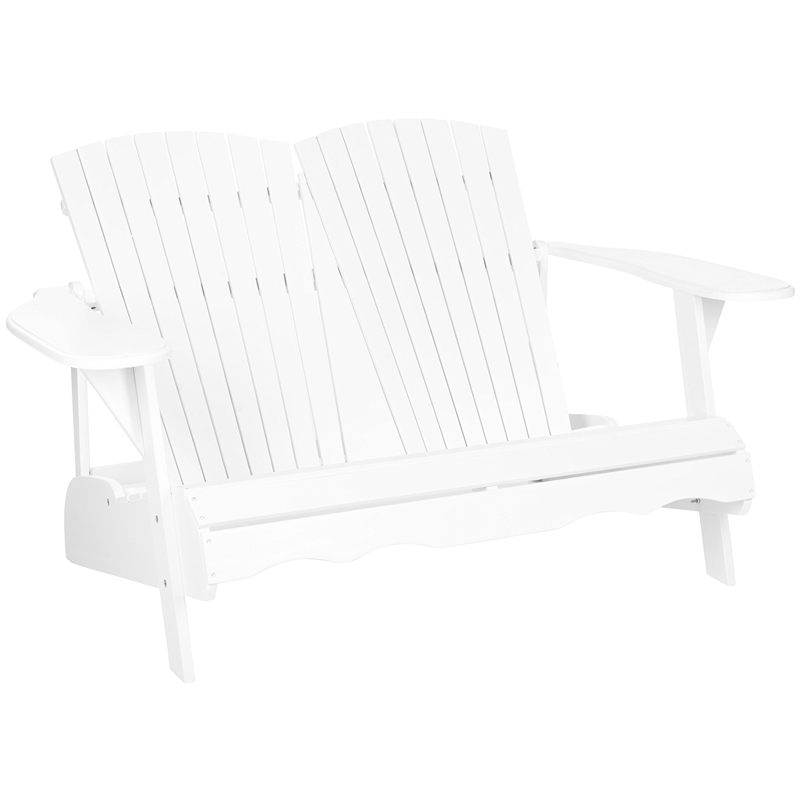Safavieh Hantom Acacia Bench in White