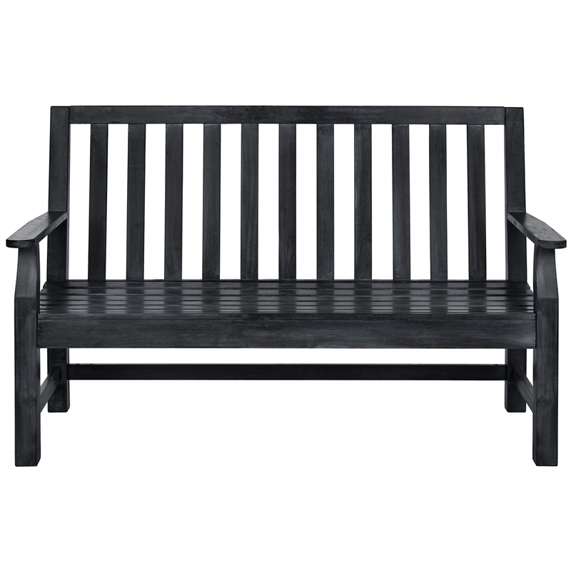 Safavieh Indaka Acacia Bench in Ash Grey