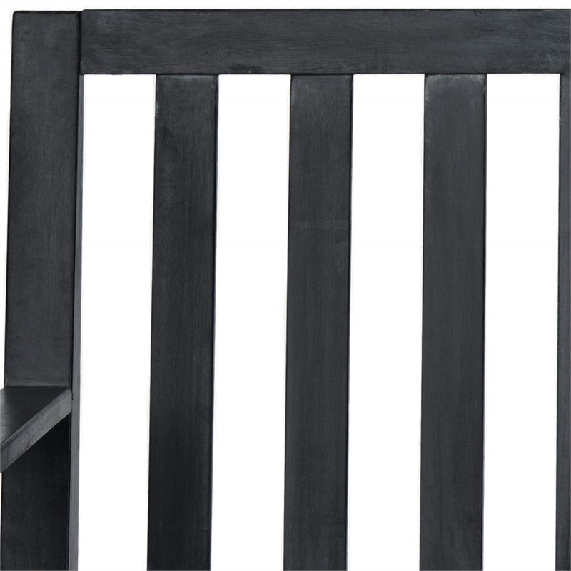 Safavieh Indaka Acacia Bench in Ash Grey