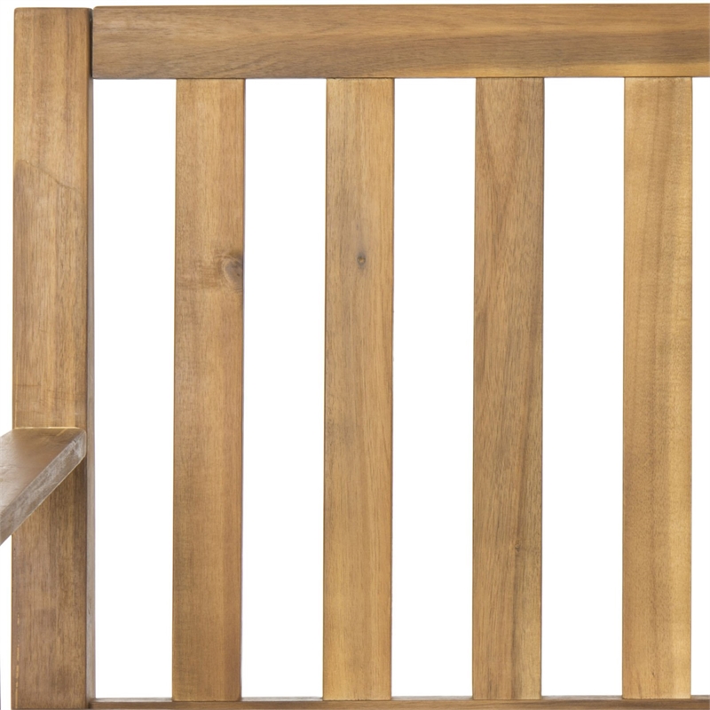 Safavieh Indaka Acacia Bench in Natural