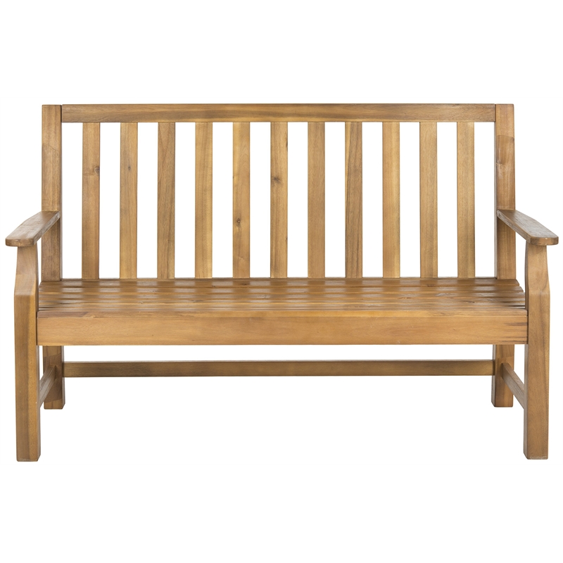 Safavieh Indaka Acacia Bench in Natural