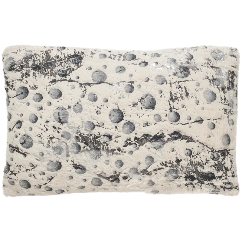 Safavieh Oscar Polyester 20-inch Pillows in White Frost (Set of 2)