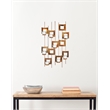 Safavieh Votive Iron and Glass Wall Decor in Burnt Copper