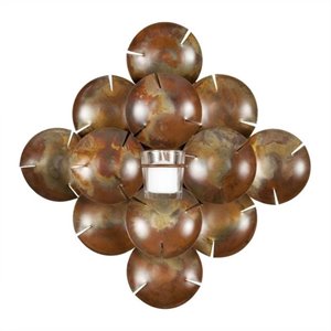 Safavieh Votive Copper Wall Decor in Burnt Copper