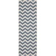 Safavieh Courtyard Polypropylene Runner Rug CY6244-243-210 in Blue and Beige