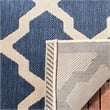 Safavieh Courtyard Polypropylene Accent Rug CY6903-268-2 in Navy and Beige