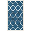 Safavieh Courtyard Polypropylene Accent Rug CY6914-268-2 in Navy and Beige