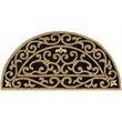 Safavieh Chelsea Wool Moon Half Rug HK11A-3HM in Black