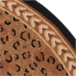 Safavieh Chelsea 4' X 4' Round Wool Hand Hooked Rug in Black / Brown